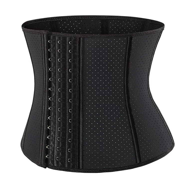 Short Torso 9 Steel Boned Breathable Latex Waistrainer