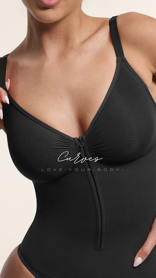High Compression Thong Bodysuit Coffee