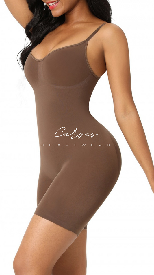 Camel Overbust Seamless Full Body Shaper