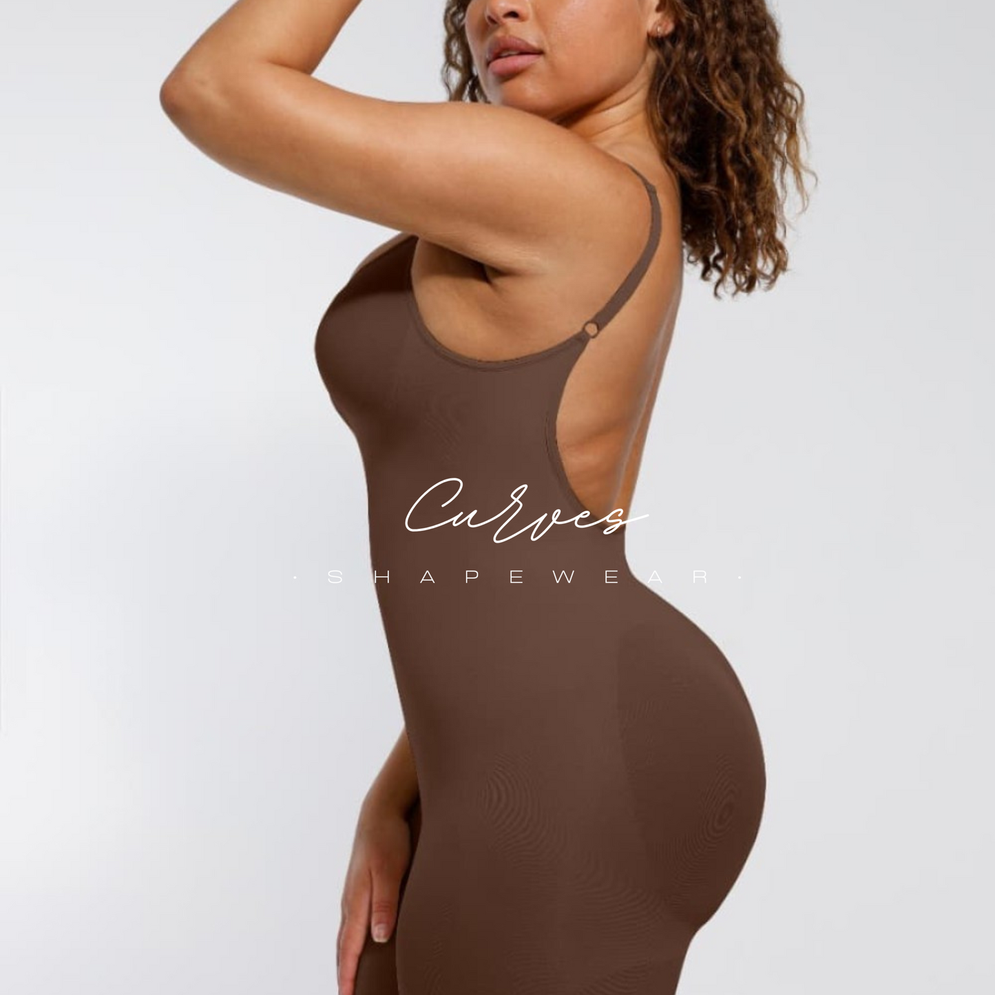 Coffee Lowback Full Body Shaper