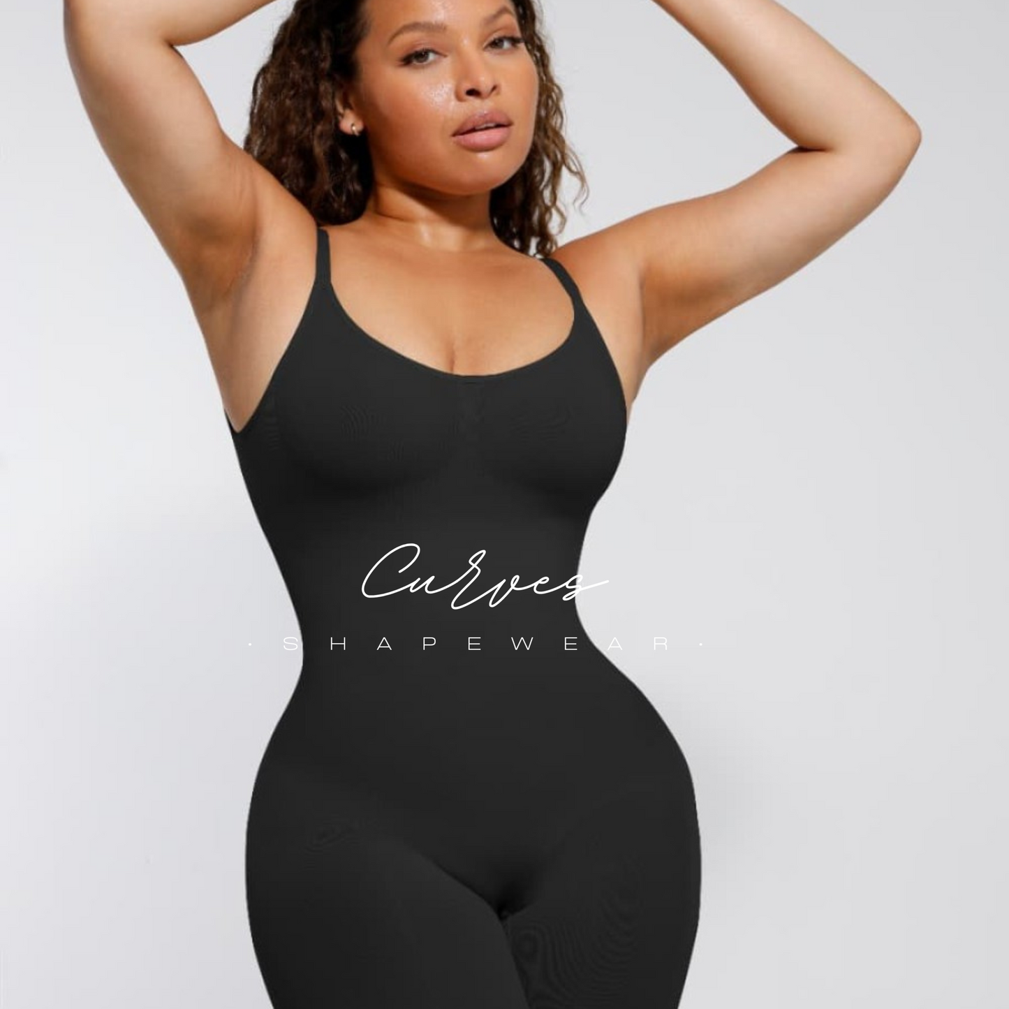 Black Lowback Full Body Shaper