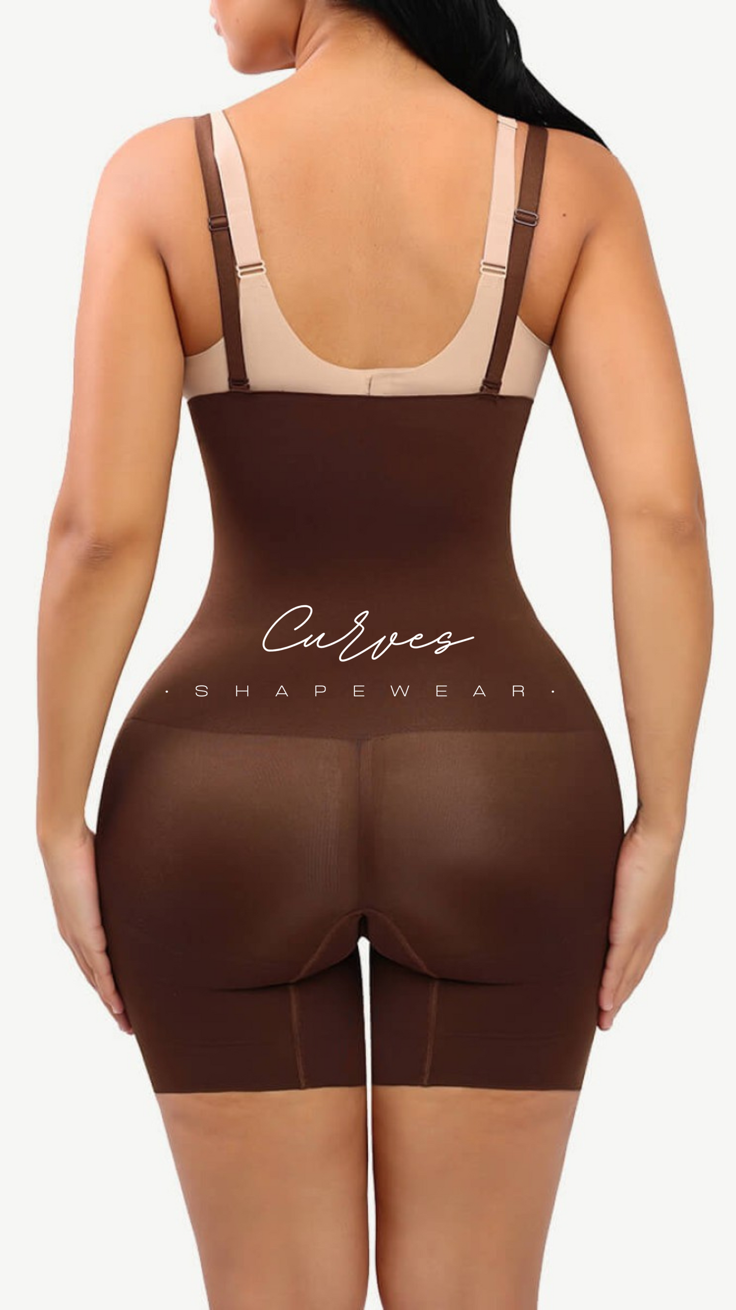 Coffee High Waist Seamless Thigh Cling