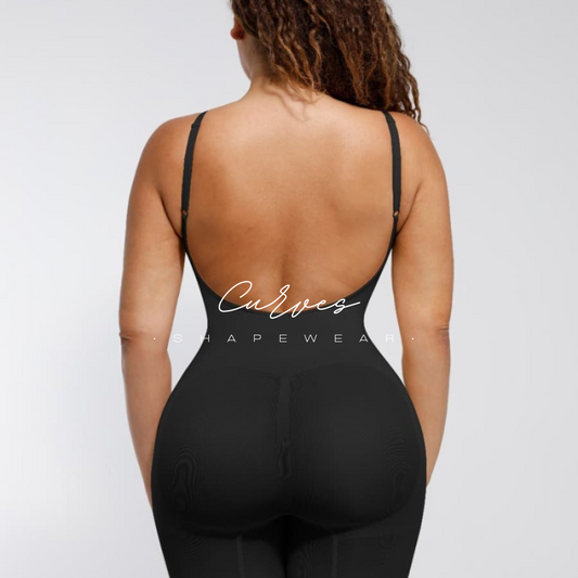 Black Lowback Full Body Shaper