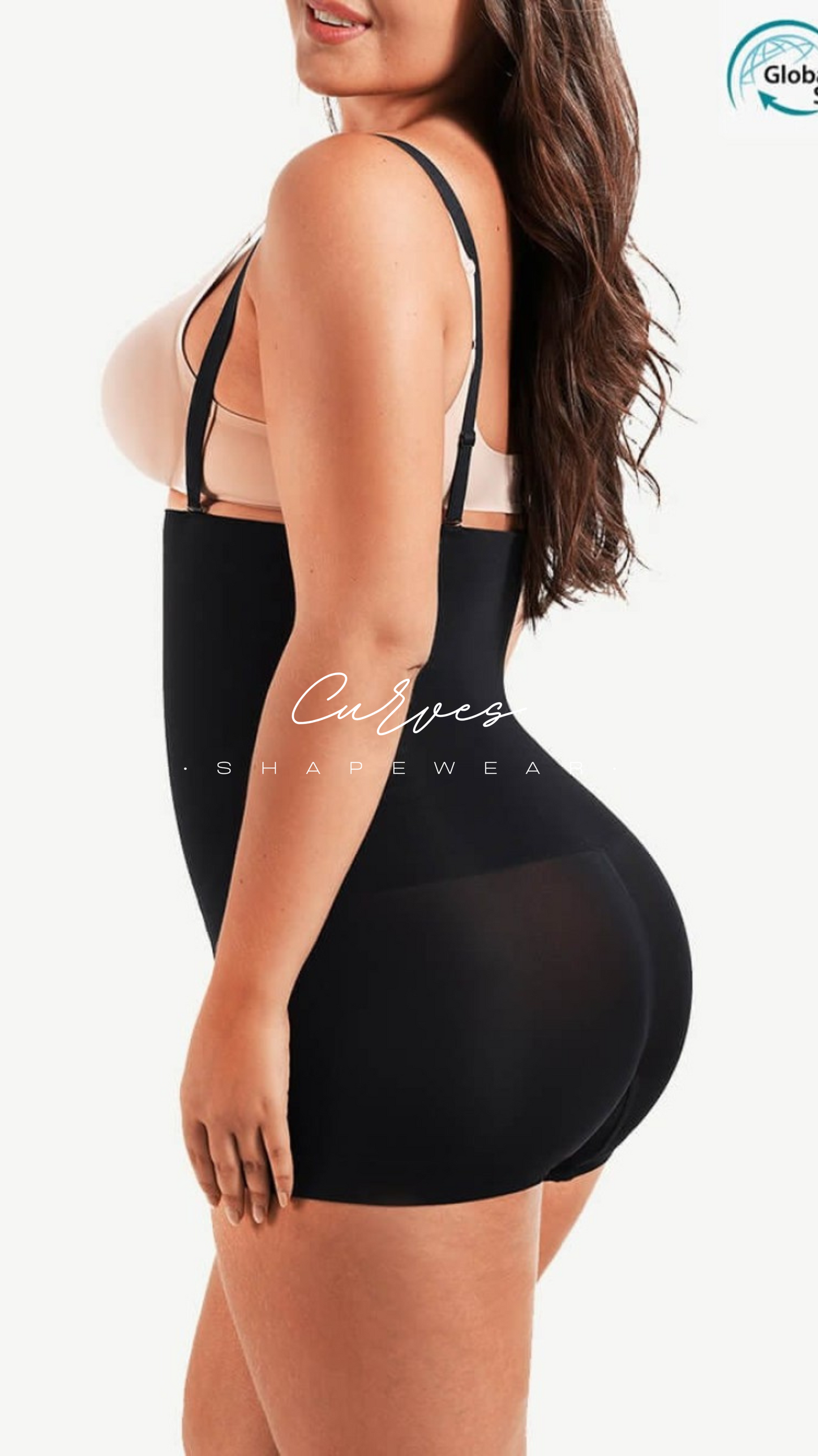 Black High Waist Seamless Boyshort Shaper