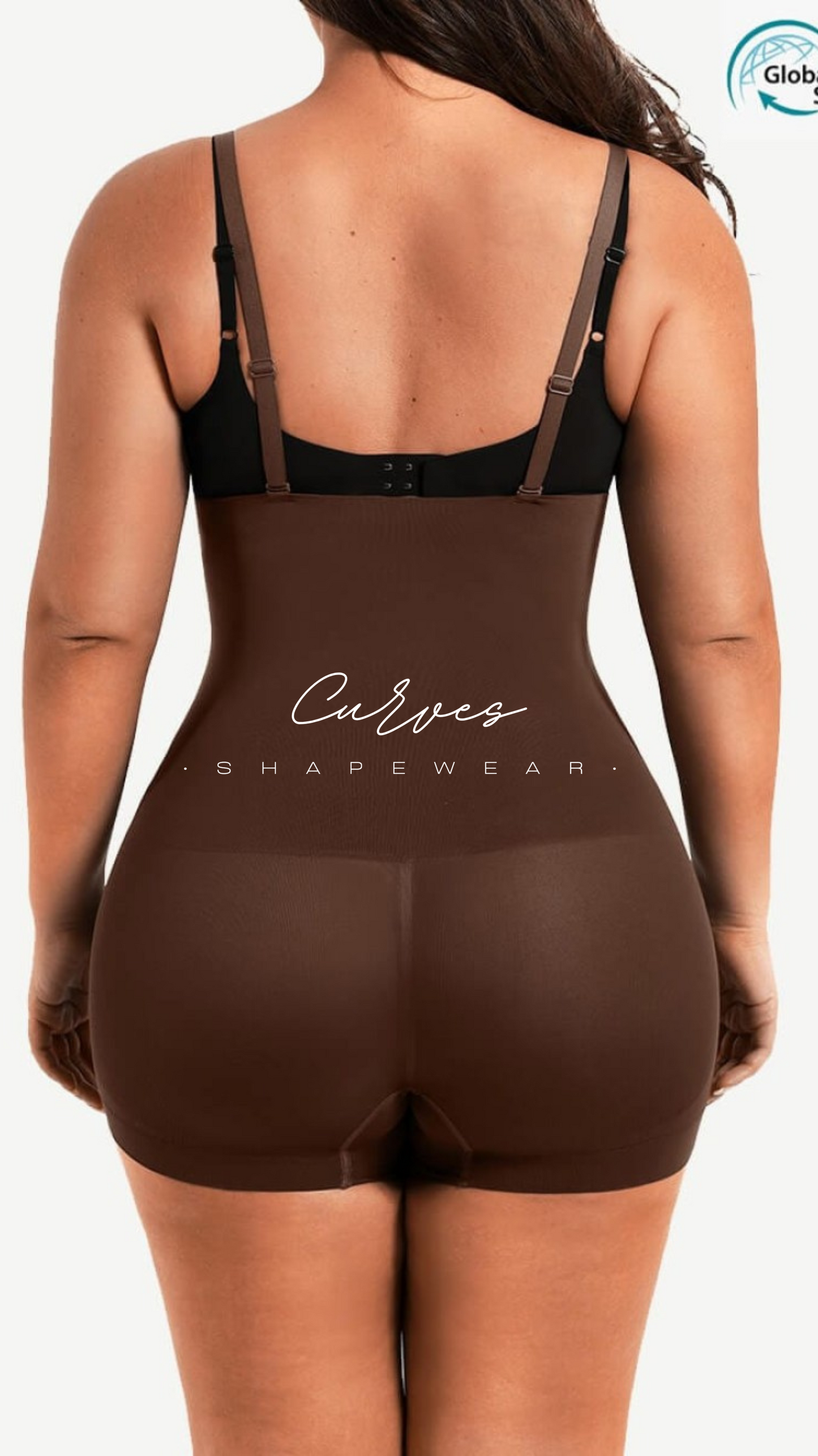 Coffee High Waist Seamless Boyshort Shaper