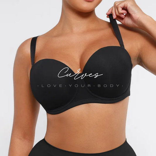 Deep Cup Medium Coverage Strapless Bra