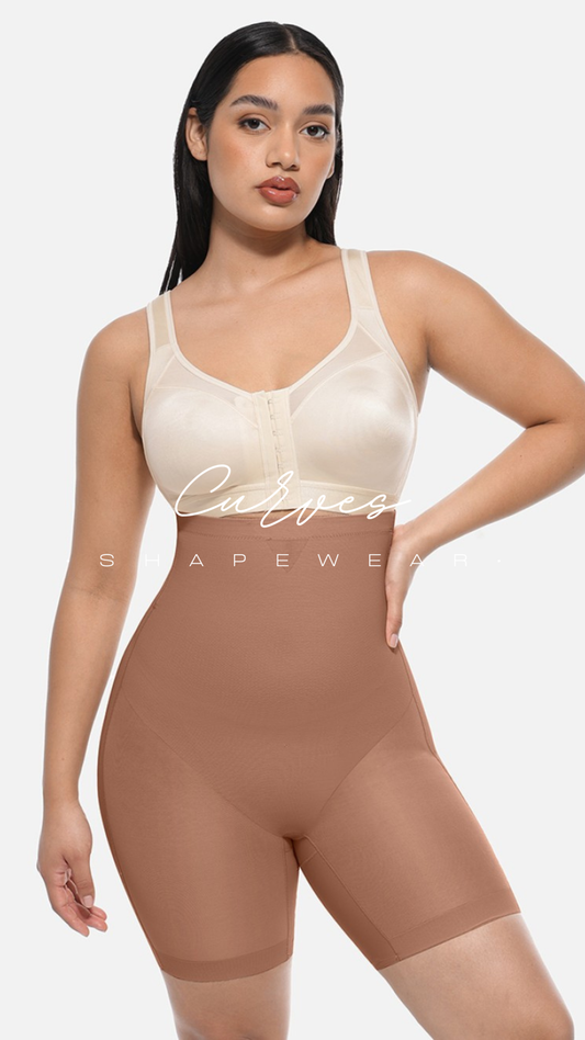 Mesh High Waisted Thigh Cling