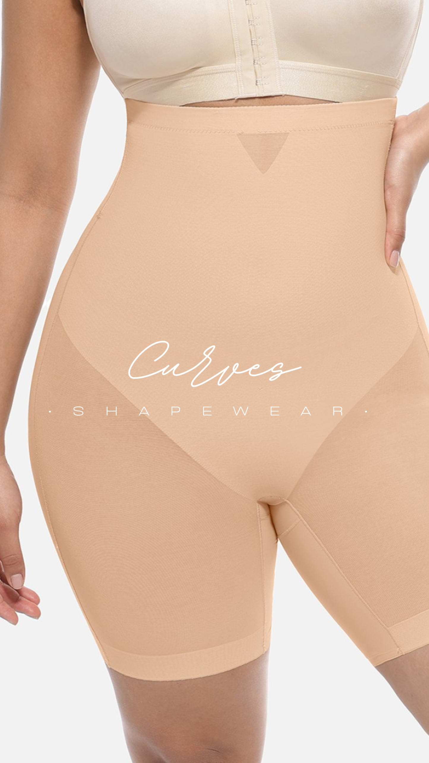 Mesh High Waisted Thigh Cling