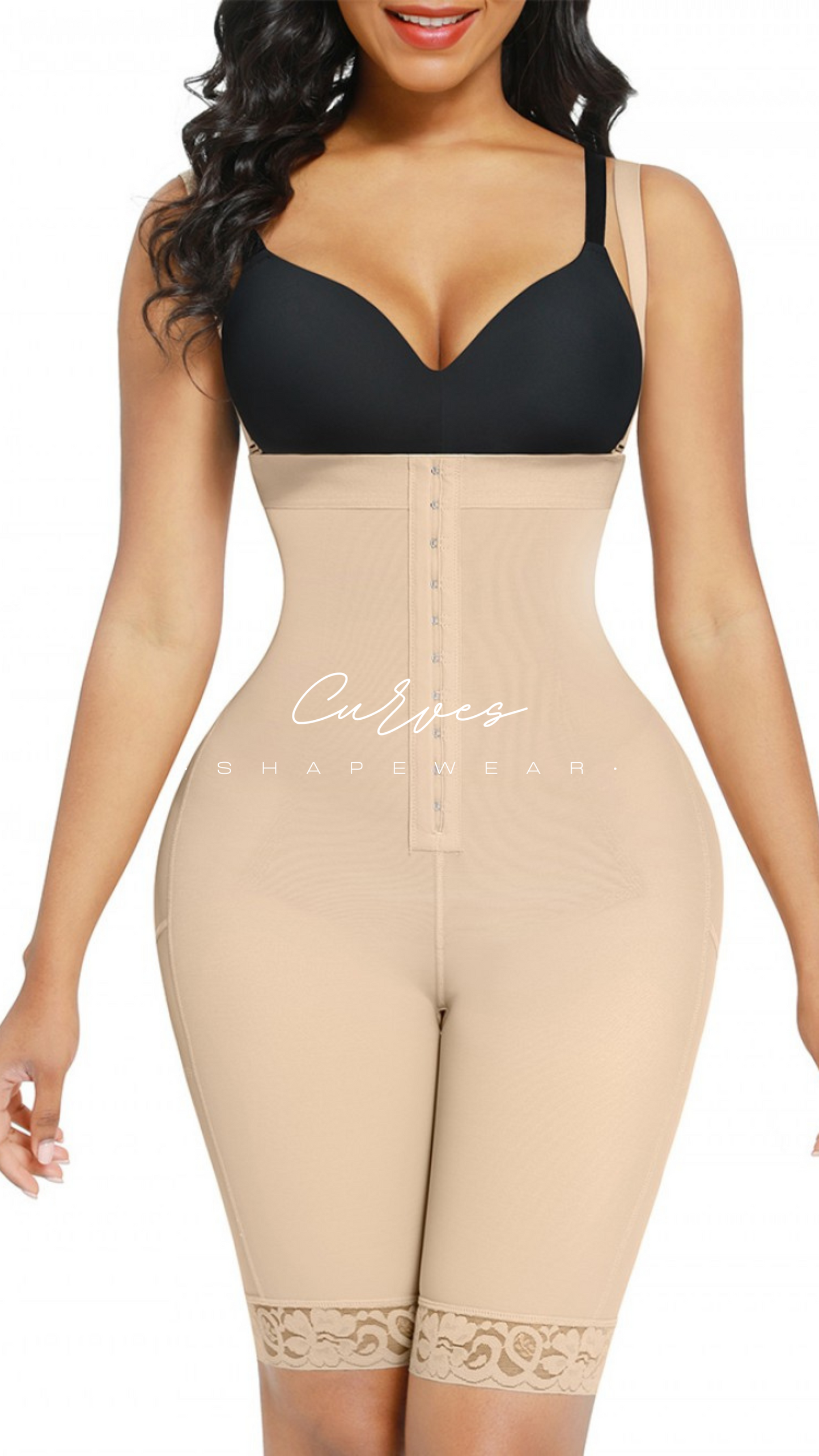 Nude Long High Compression Body Shaper