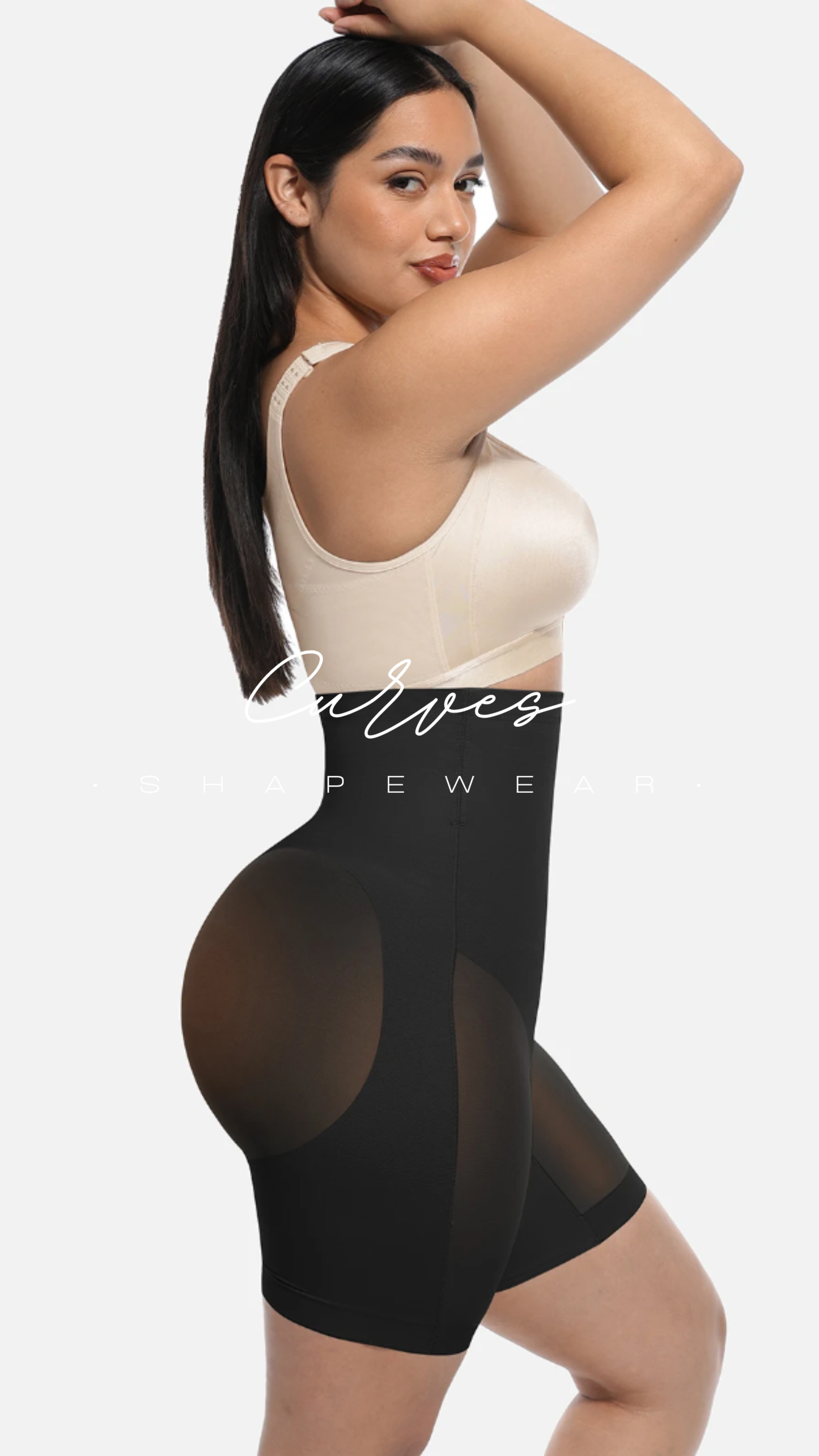 Mesh High Waisted Thigh Cling