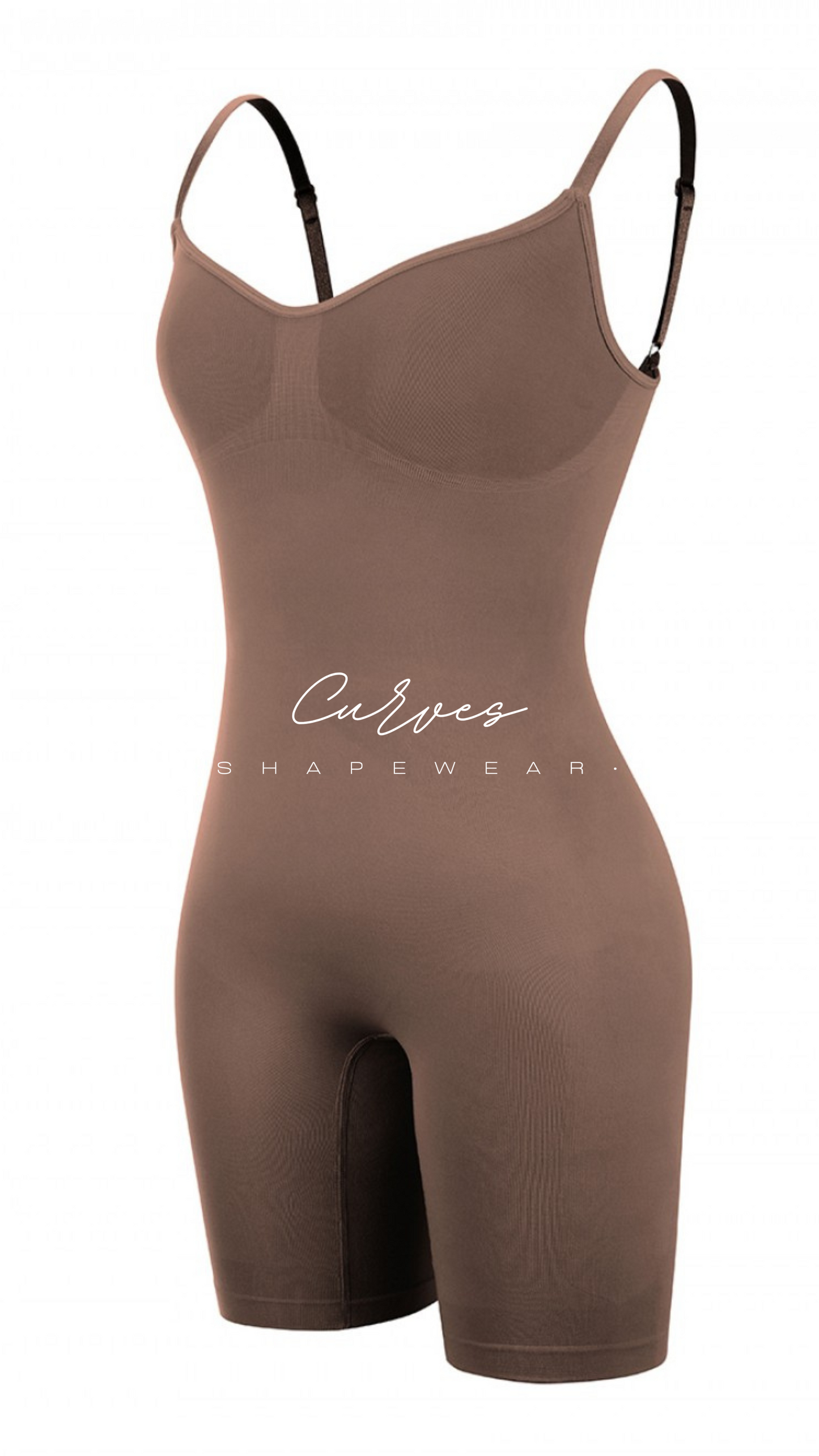 Camel Overbust Seamless Full Body Shaper