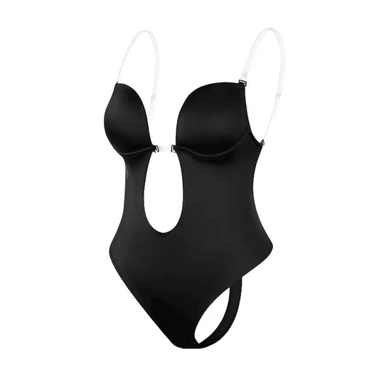 Backless Deep Plunge Thong Body Shaper