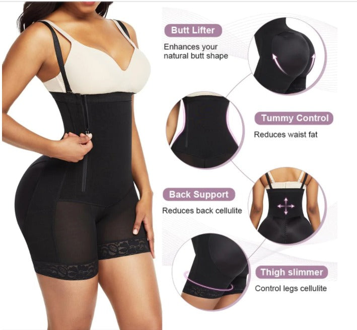 Side - Zip Full Body Shaper