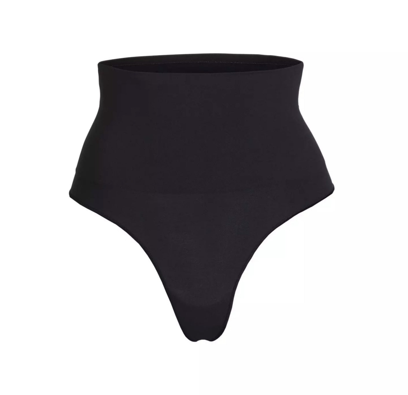 Black High Waist Thong Shaper